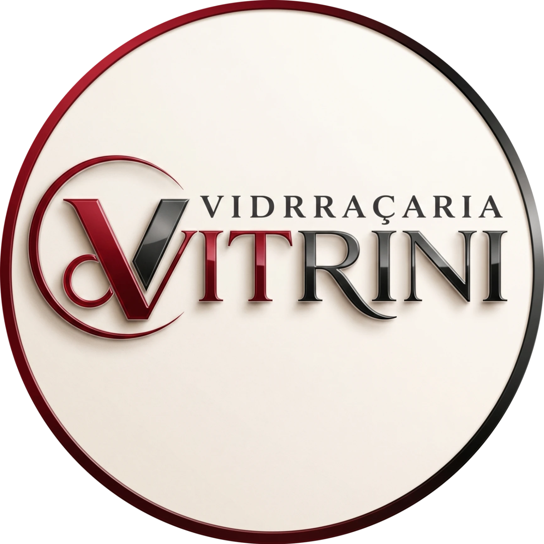 Logo Vidraçaria Vitrini